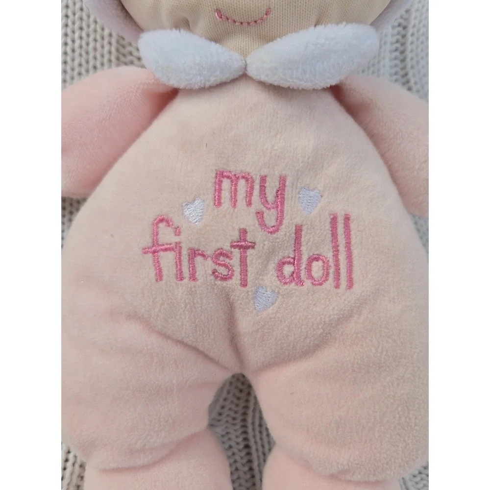 Baby Ganz Collection My First Doll Pink Plush Soft Lovey‎ Security Toy Stuffed